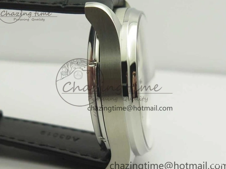 MIROTIME 0331 Upgraded Portuguese Flying Tourbillon SS White Dial 2 Sub Dials on Black Leather Strap 7161